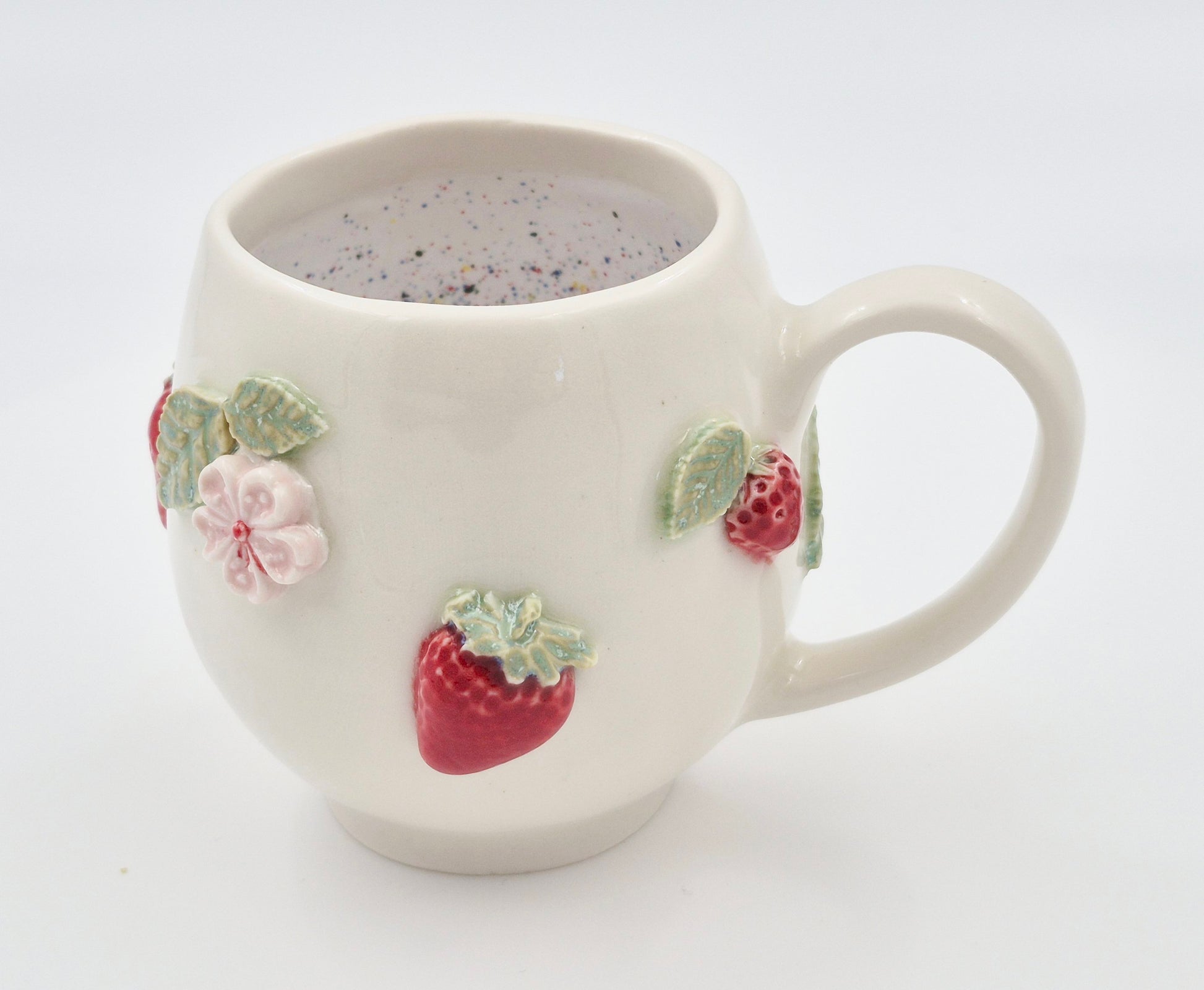 Blomsterkrus i porcelænsler (højde 9 cm, 2,5 dl)