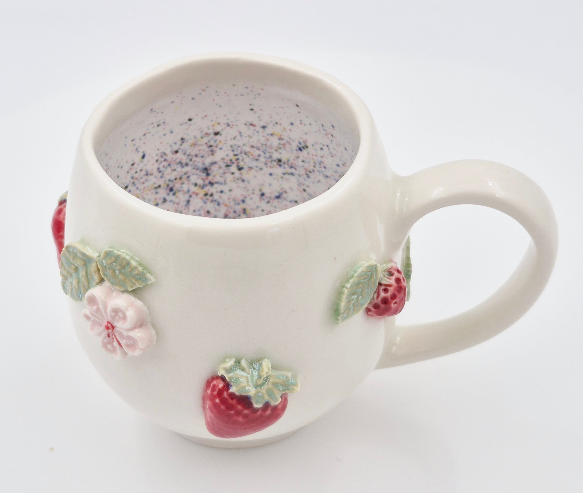 Blomsterkrus i porcelænsler (højde 9 cm, 2,5 dl)