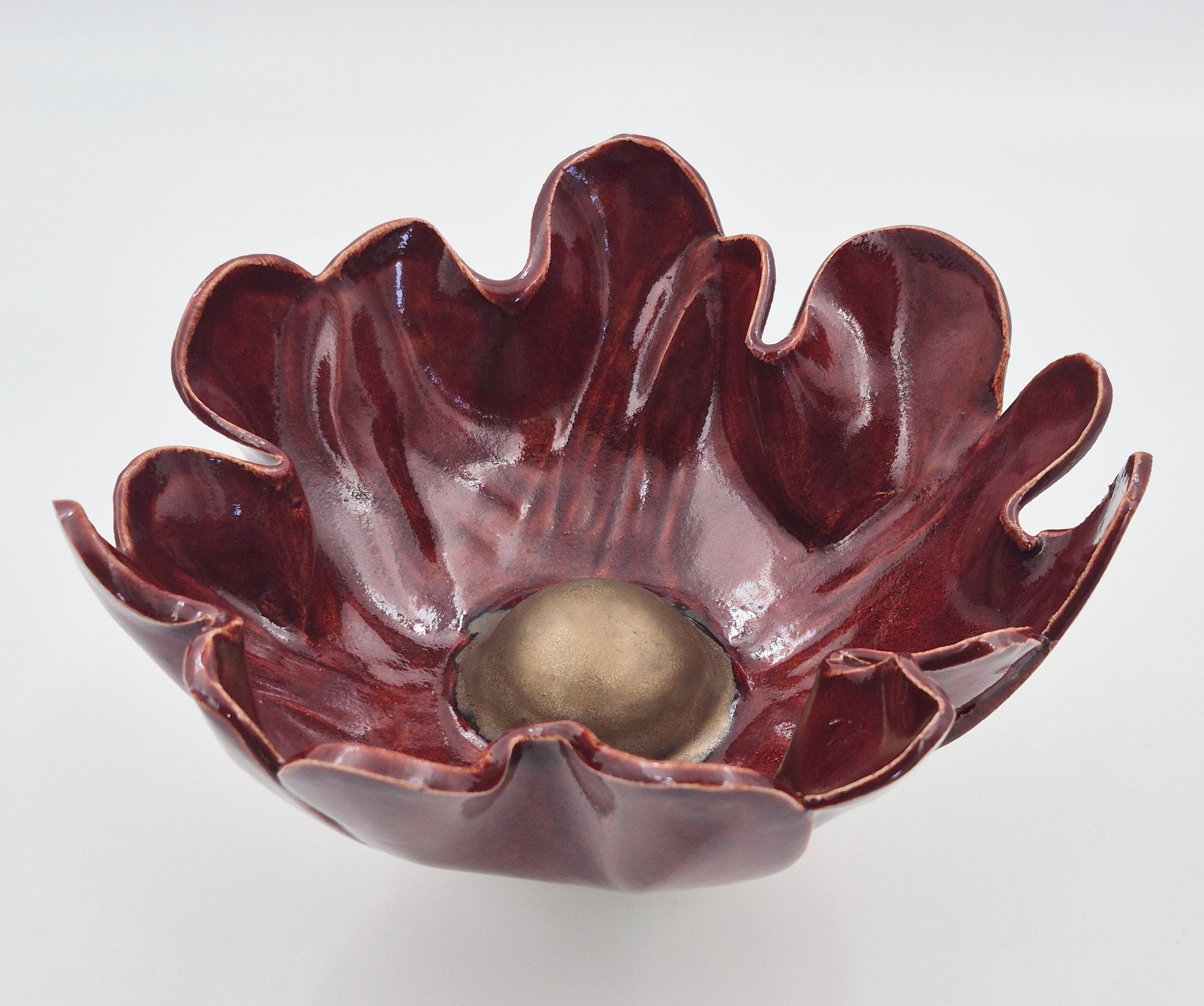 Stor Rødbrun haveblomst - (uden stang)