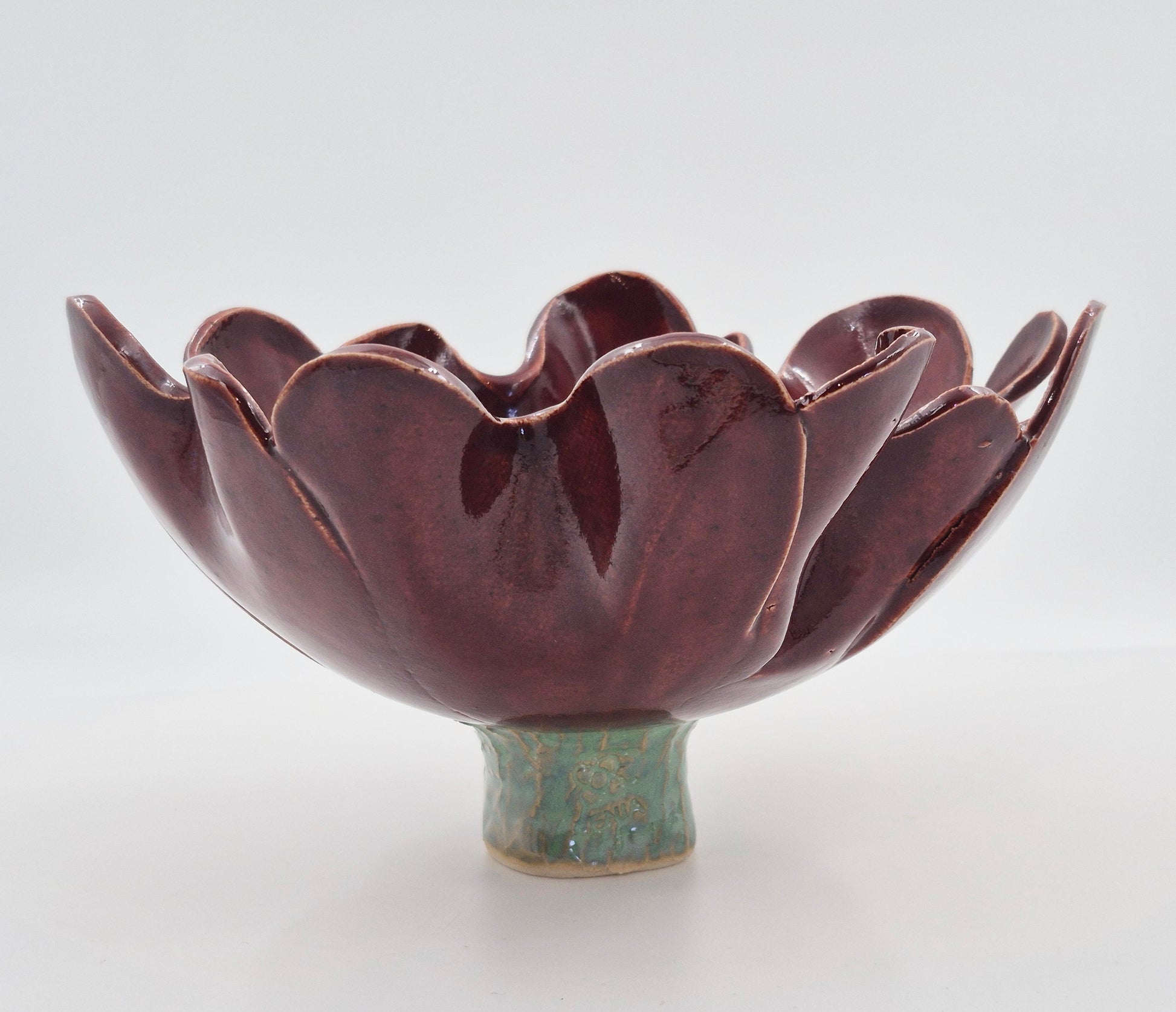 Stor Rødbrun haveblomst - (uden stang)