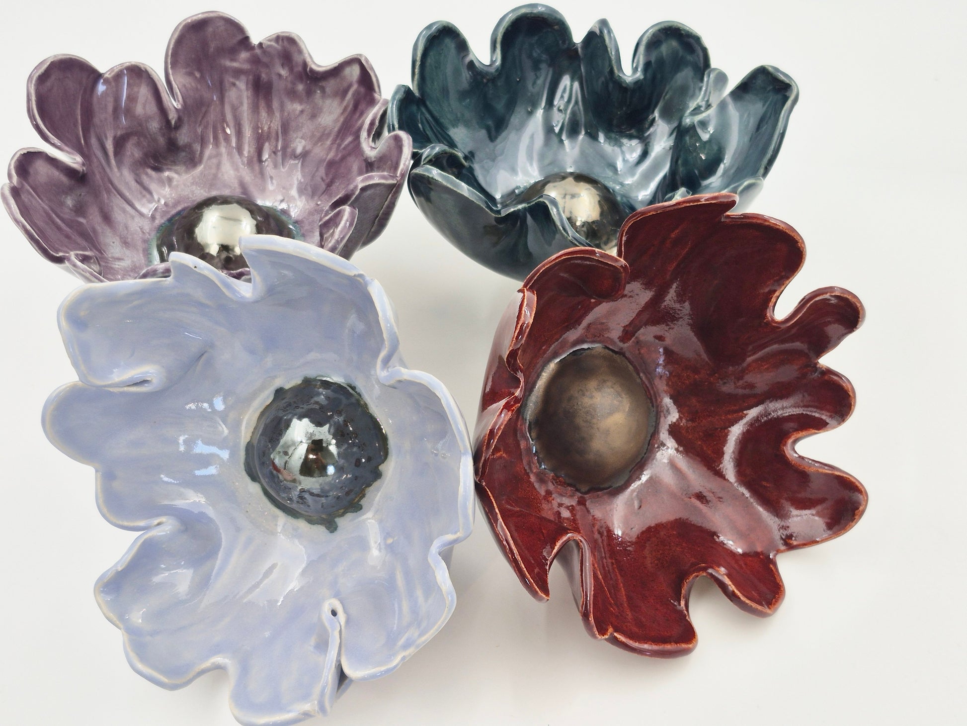 Lille Rødbrun haveblomst - (uden stang)