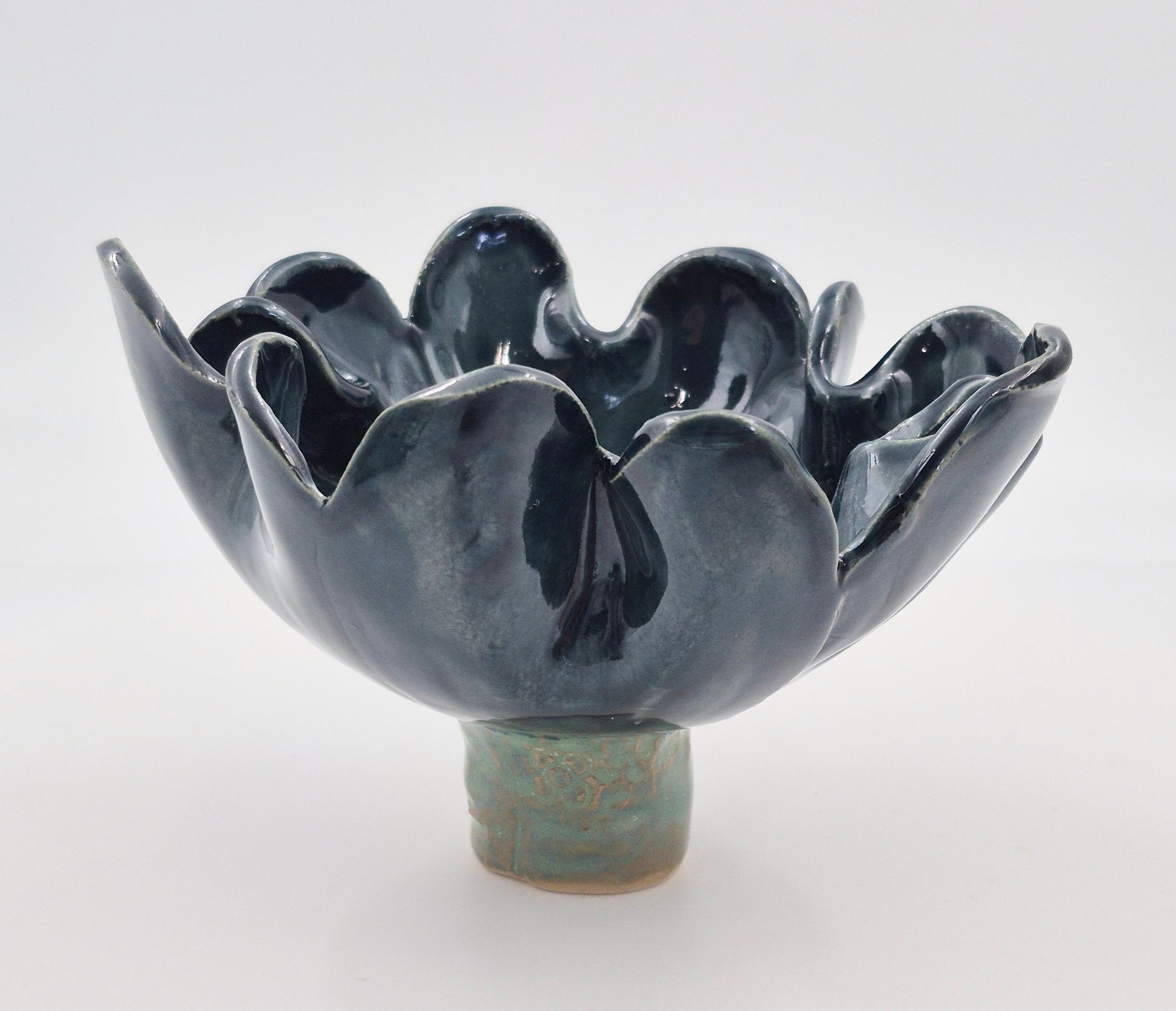 Lille Mørkeblå haveblomst - (uden stang)