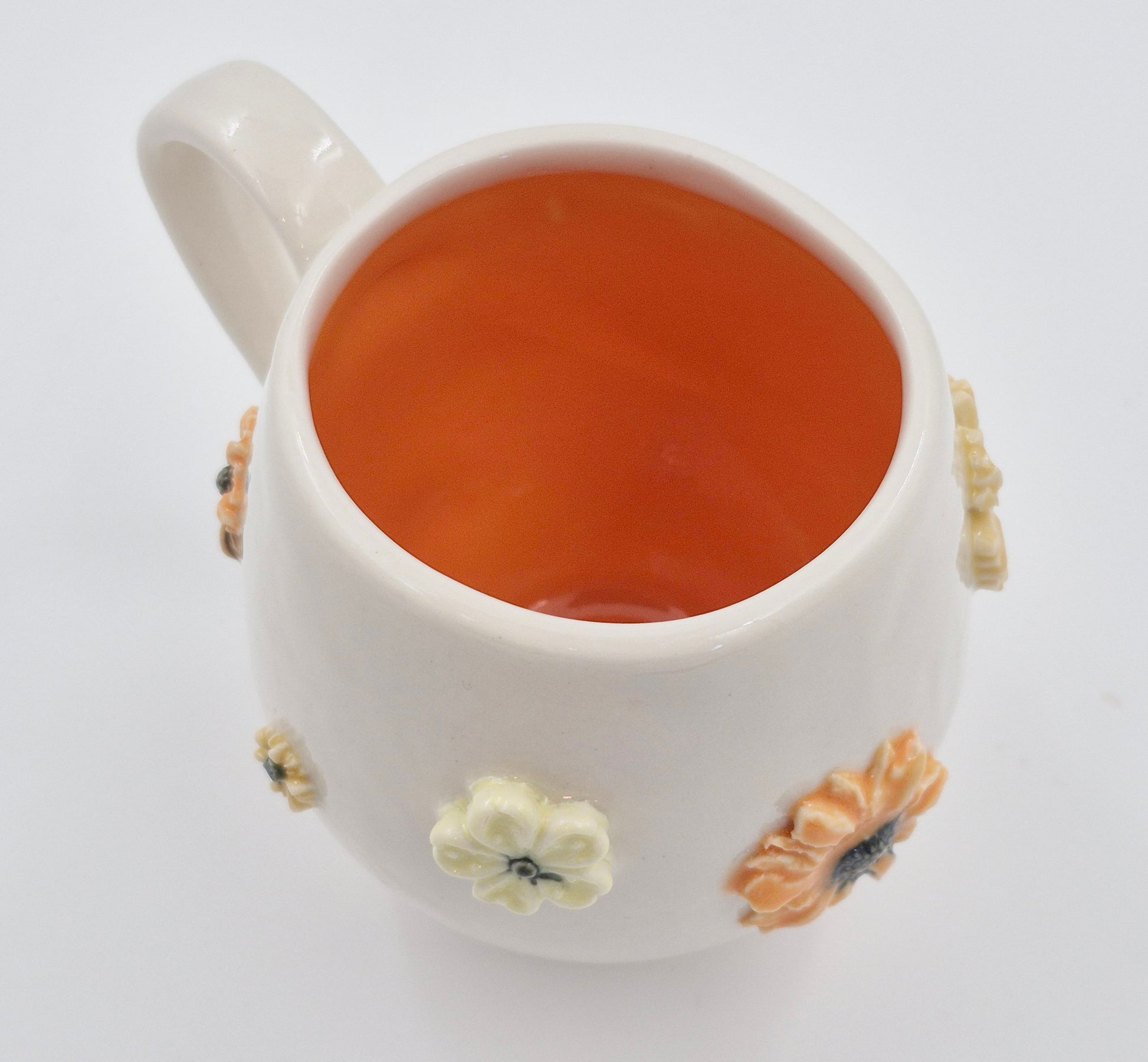 Blomsterkrus i porcelænsler (højde 9 cm, 2,5 dl)