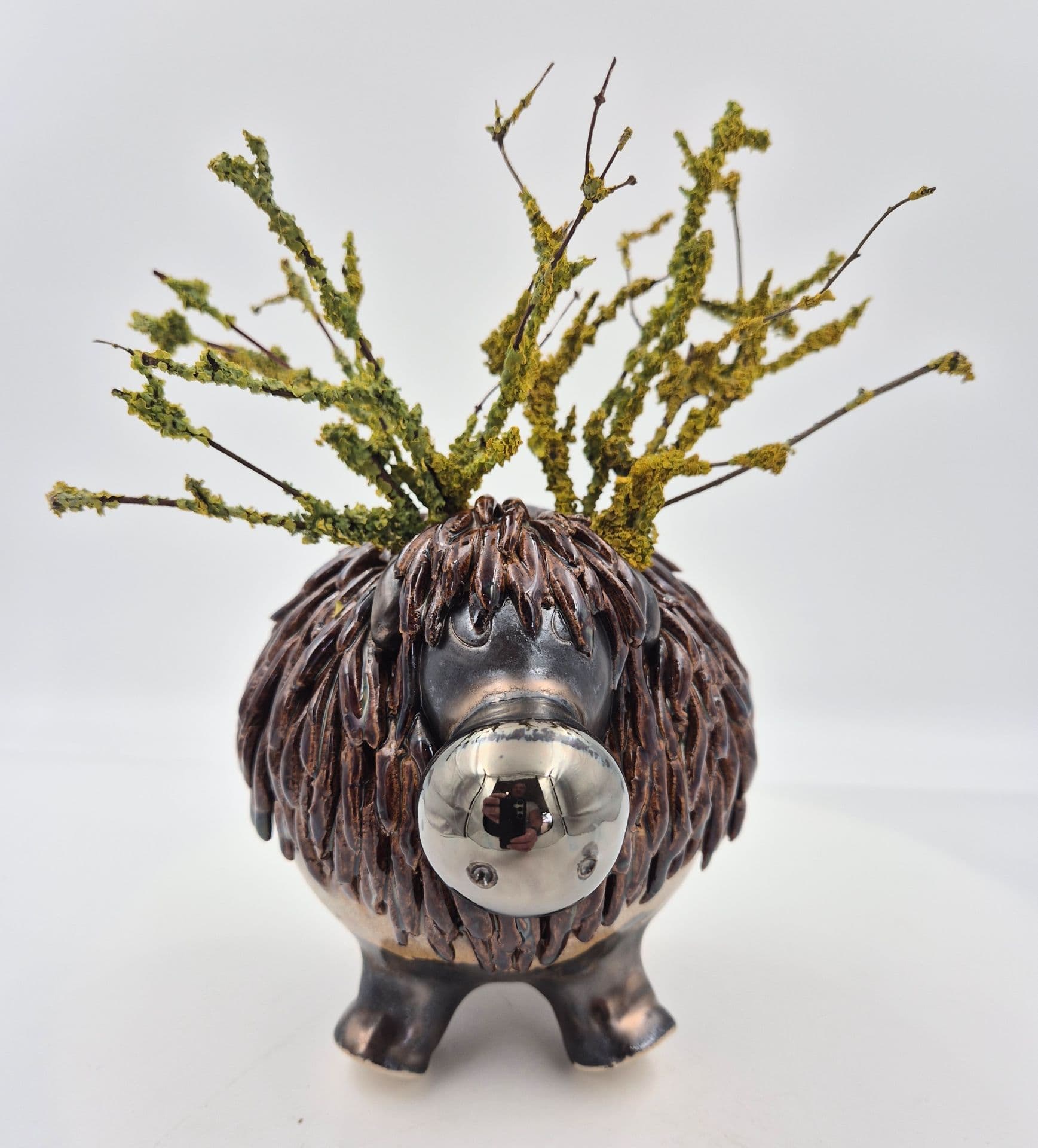 Rensdyr brunt - 14 cm - medie 2