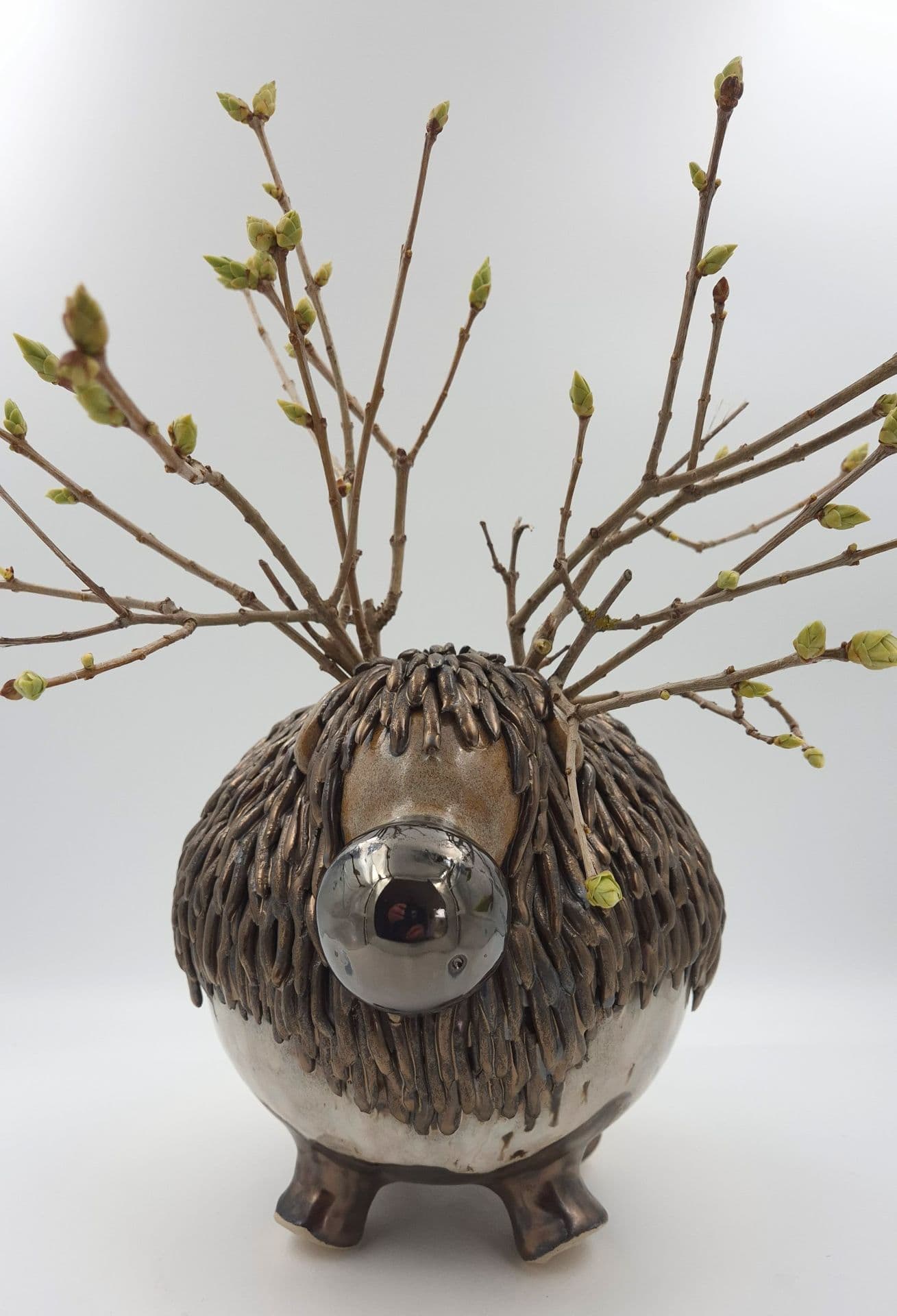 Stort rensdyr bronze - 24 cm - medie 2