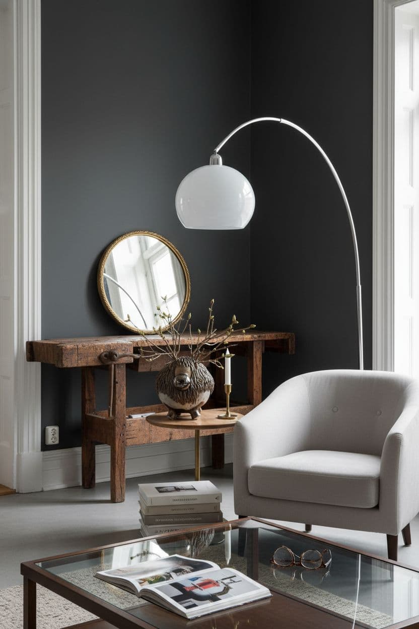 Stort rensdyr bronze - 24 cm - medie 6