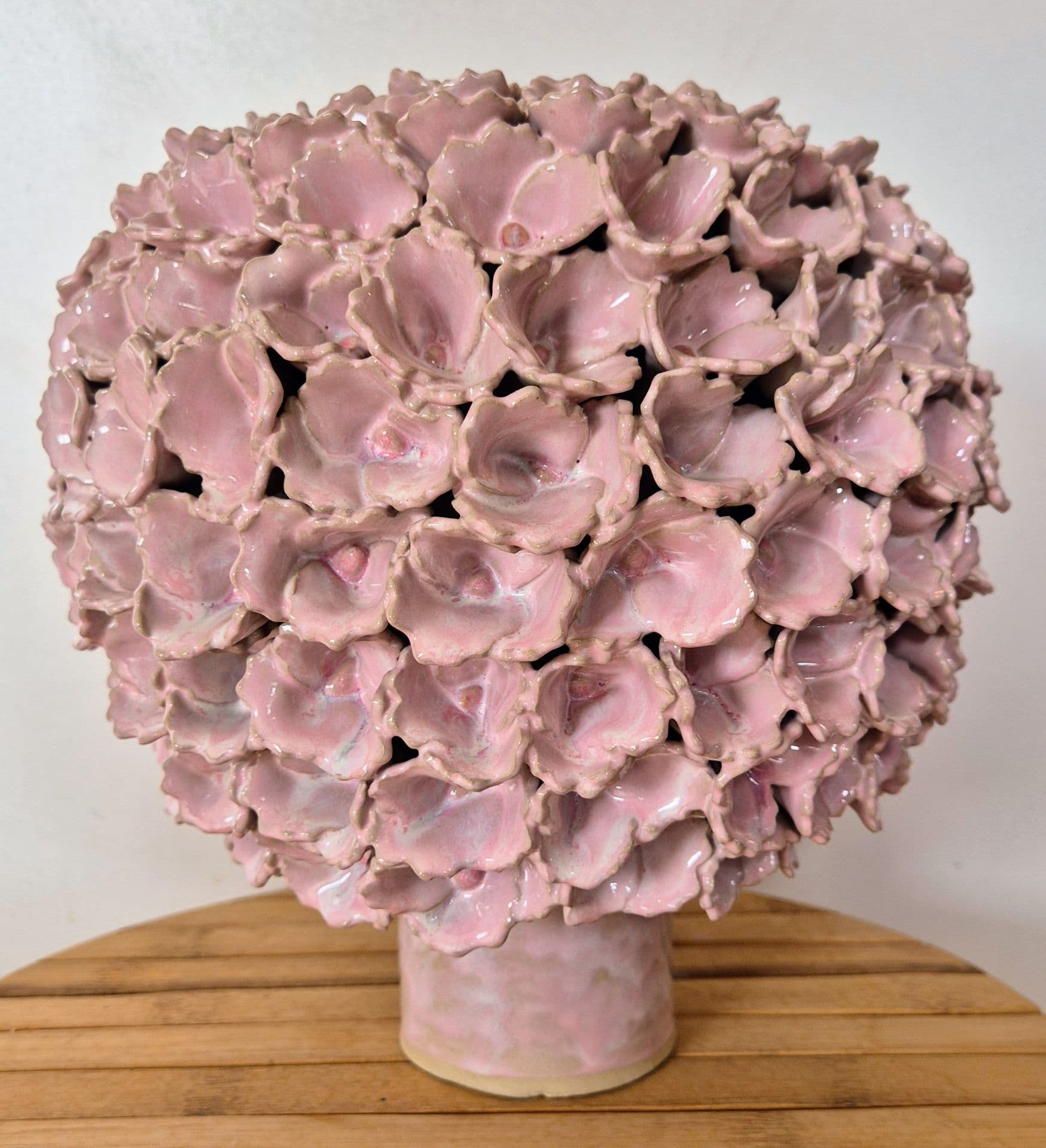 Stor lyserød allium vase  - medie 2