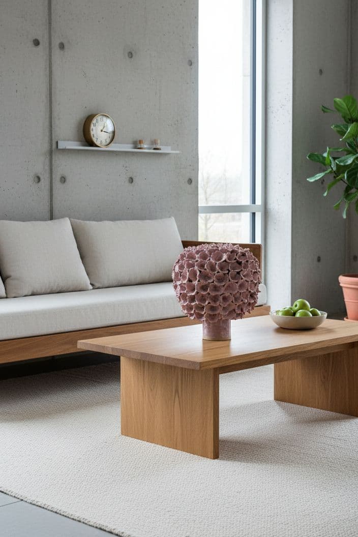 Stor lyserød allium vase  - medie 6