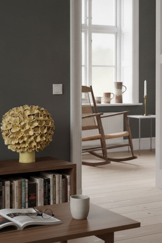 Stor Jasmin vase - mat gul - medie 1