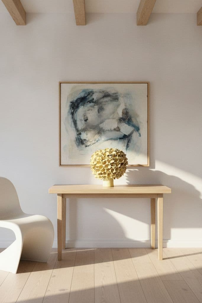 Stor Jasmin vase - mat gul - medie 2