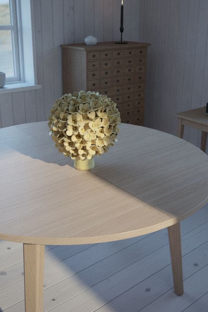 Stor Jasmin vase - mat gul - medie 4
