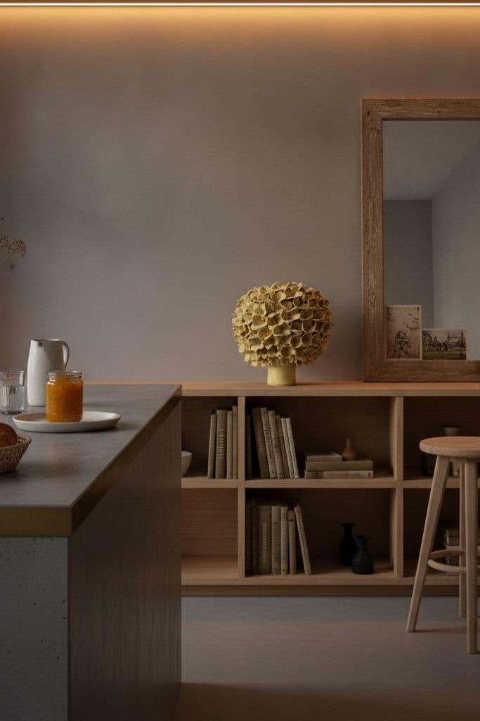 Stor Jasmin vase - mat gul - medie 5