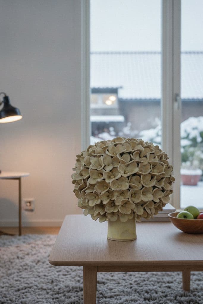Stor Jasmin vase - mat gul - medie 7