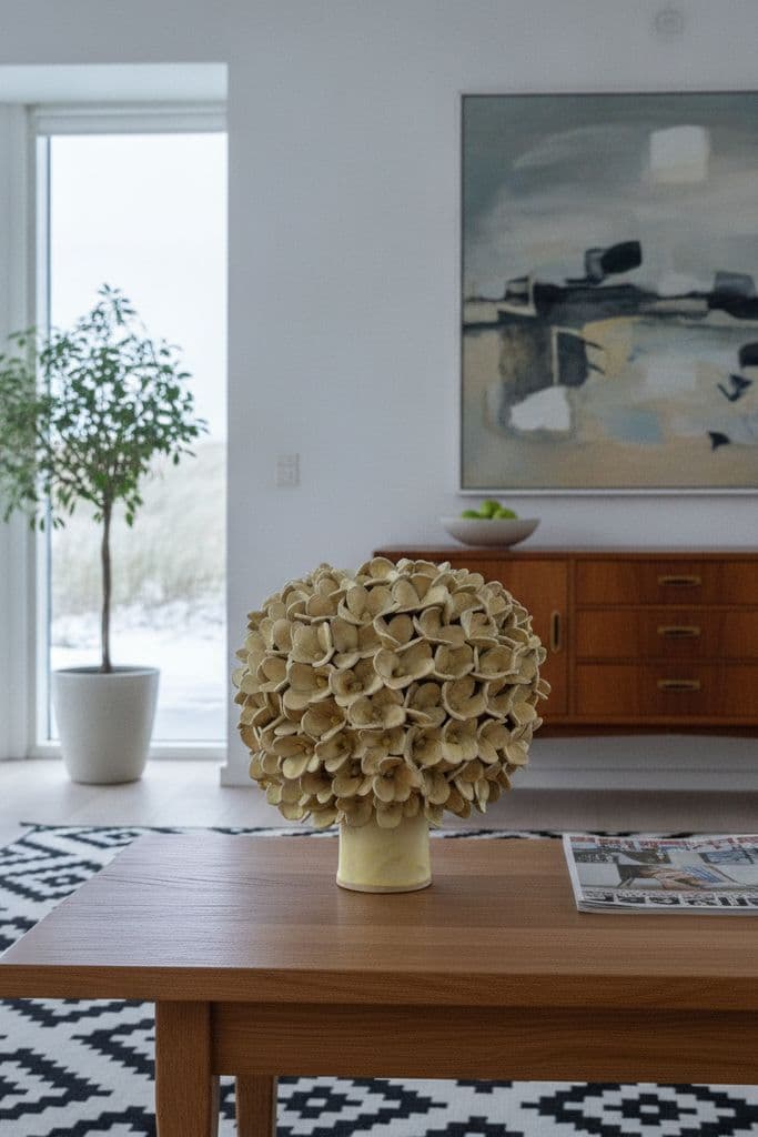 Stor Jasmin vase - mat gul - medie 8