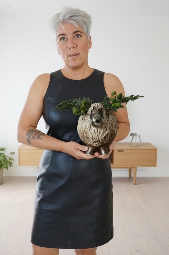 Brun meleret rensdyr - medie 5