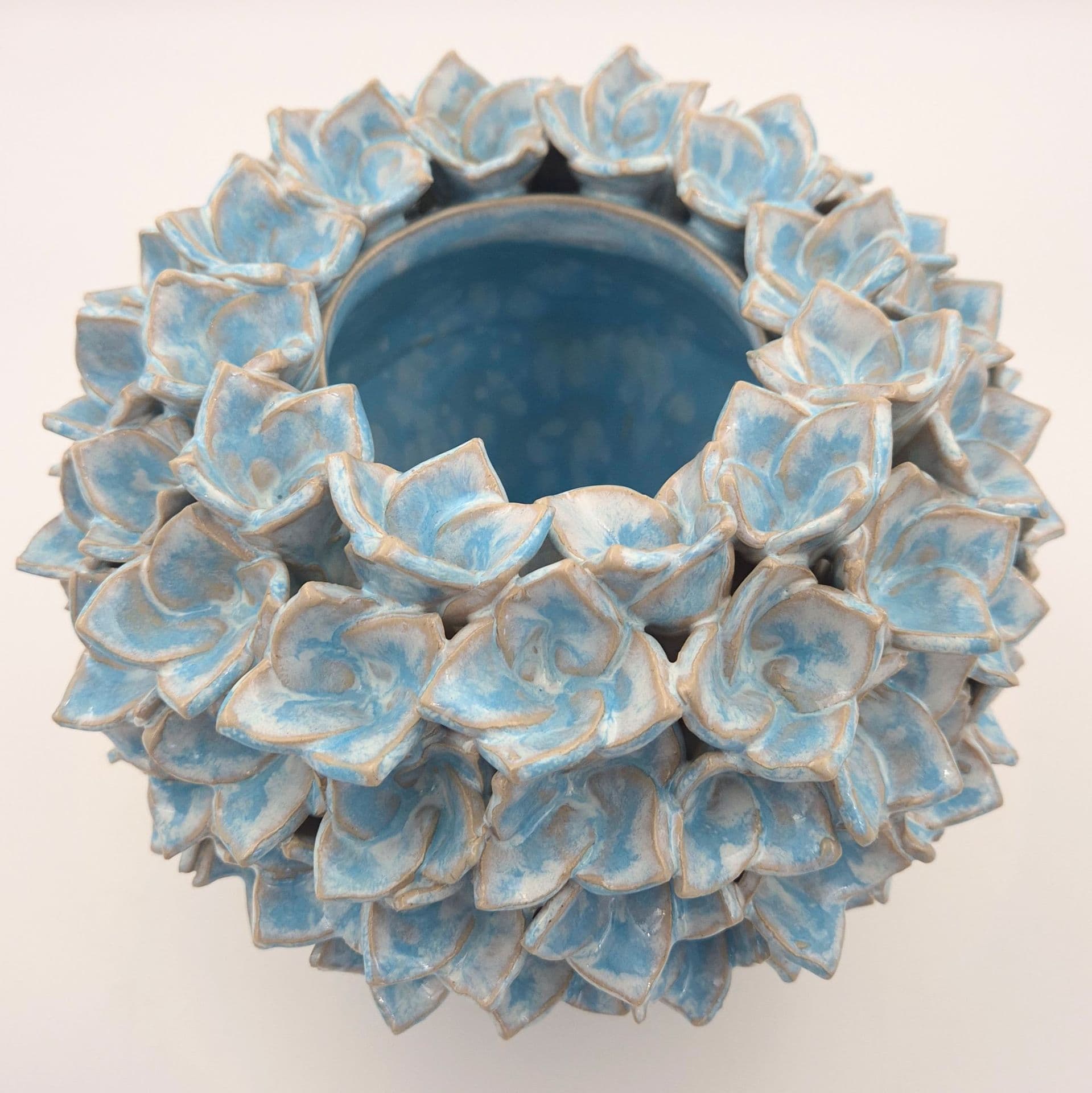 Blå Allium vase - medie 2