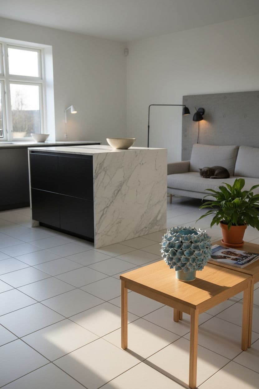 Blå Allium vase - medie 5