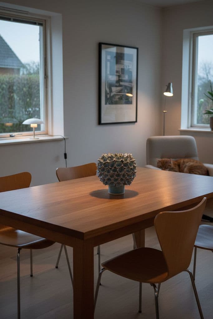 Blå Allium vase - medie 7