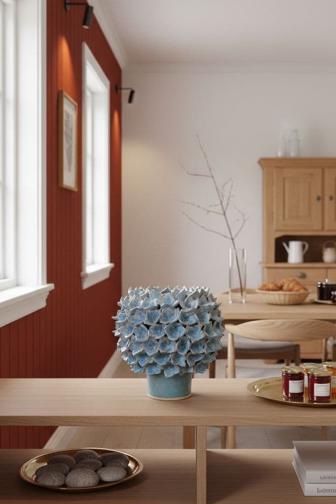 Blå Allium vase - medie 9