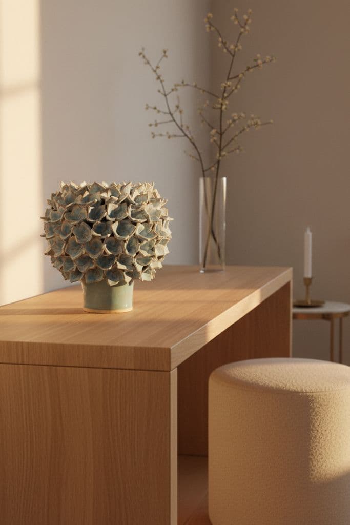 Blå Allium vase - medie 11