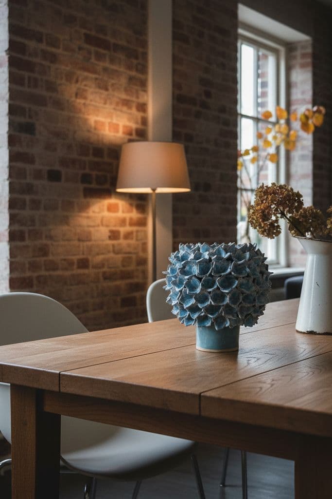 Blå Allium vase - medie 12