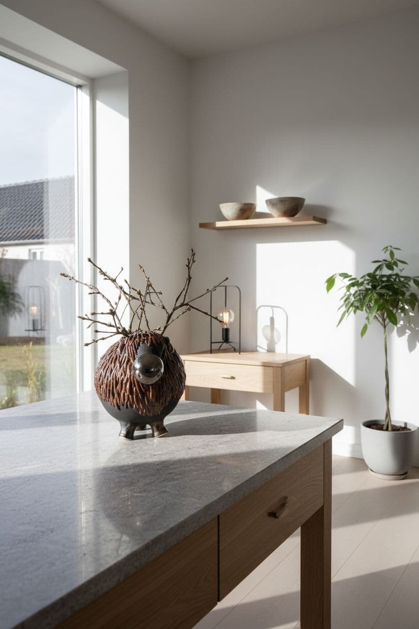 Stort rensdyr Brun/Sort - 24 cm - medie 9