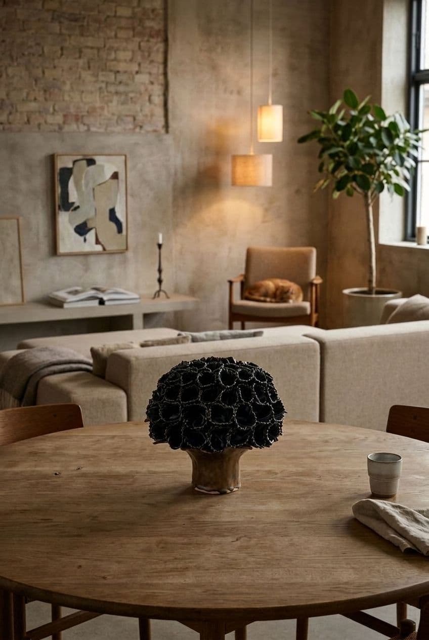 Mørkeblå Allium vase - medie 6
