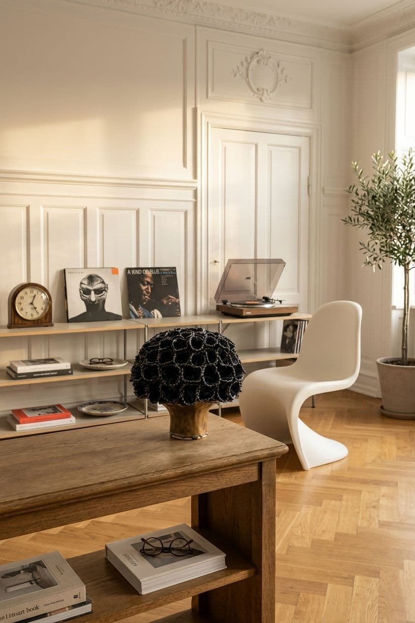 Mørkeblå Allium vase - medie 7
