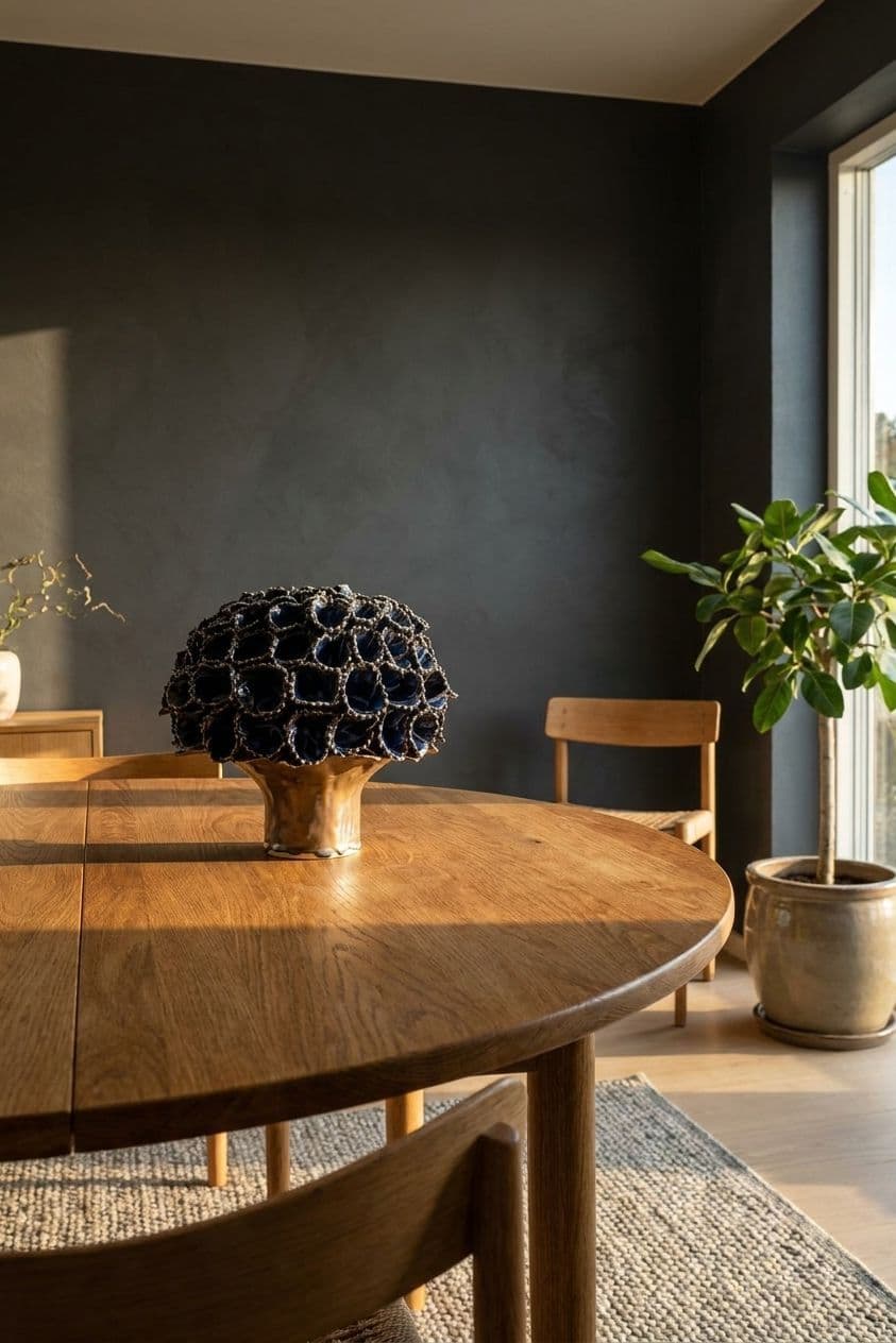 Mørkeblå Allium vase - medie 9