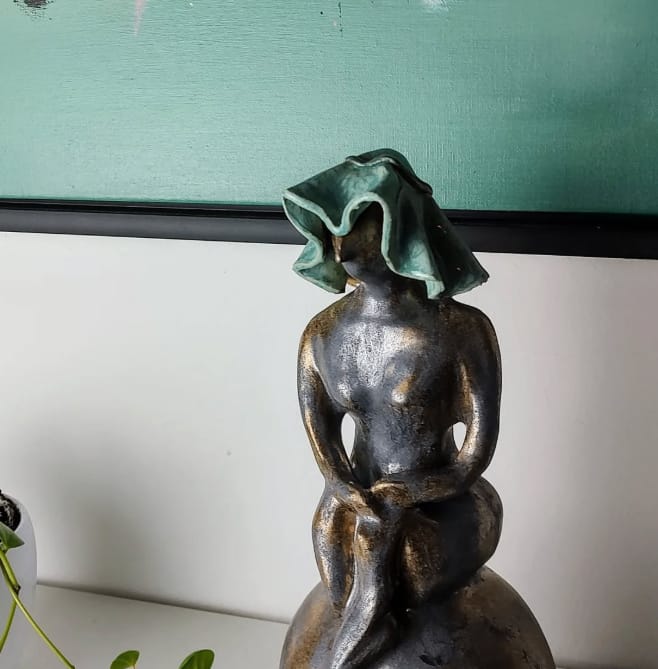 Havfrueskulptur – 35 cm