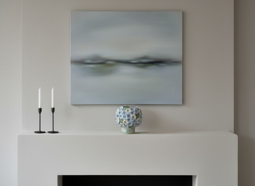 Blomstereng vase i stentøj