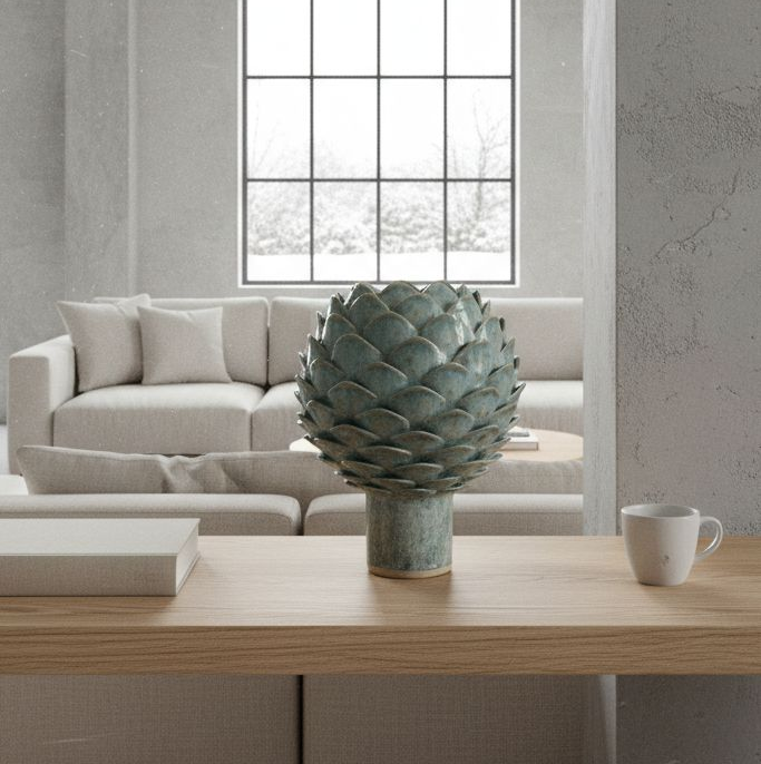 Koglevase - Lys grøn