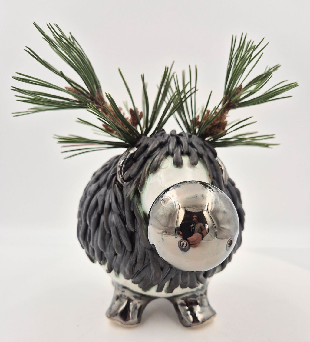 Rensdyr matsort - 14 cm