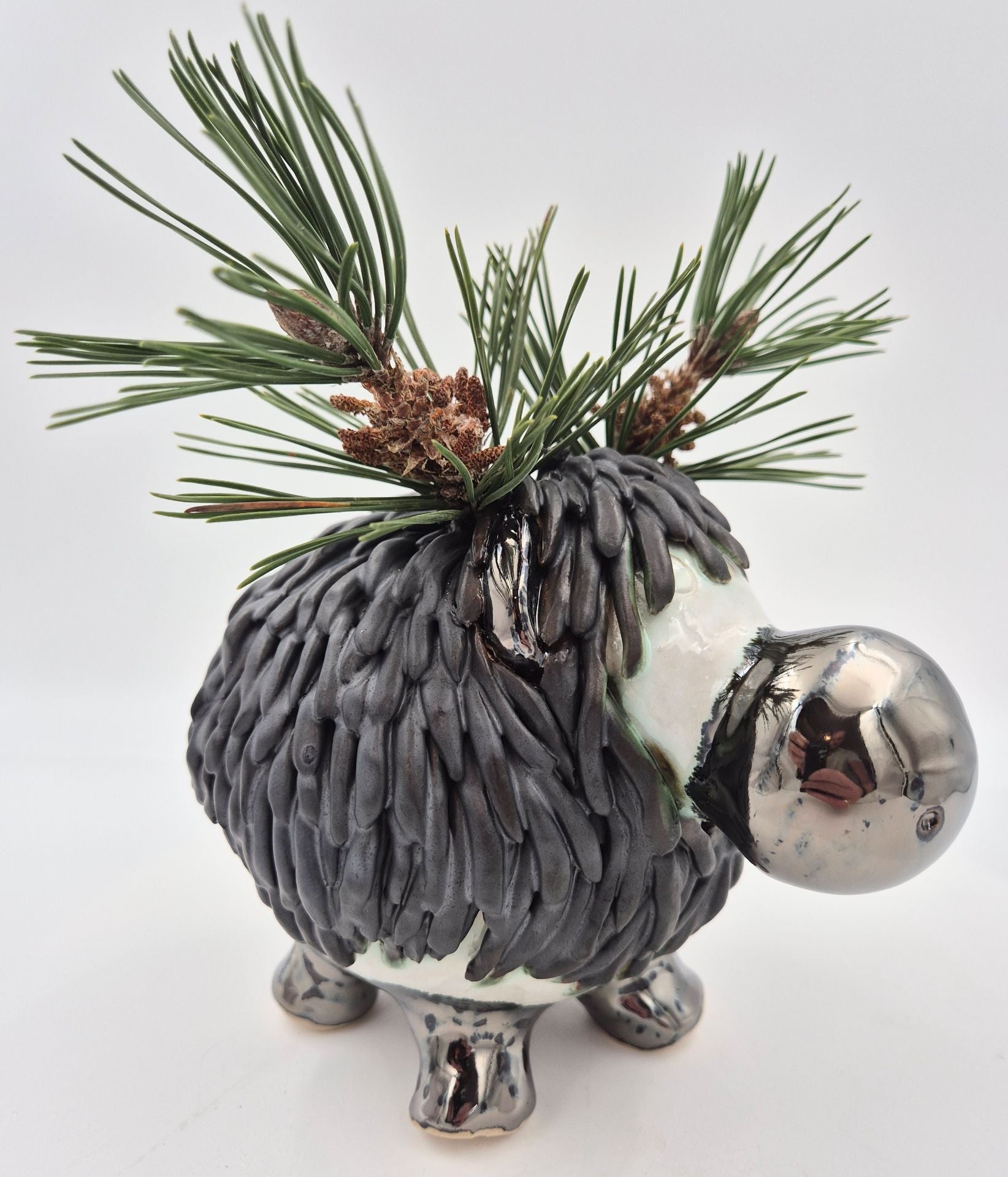 Rensdyr matsort - 14 cm