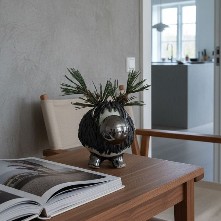 Rensdyr matsort - 14 cm