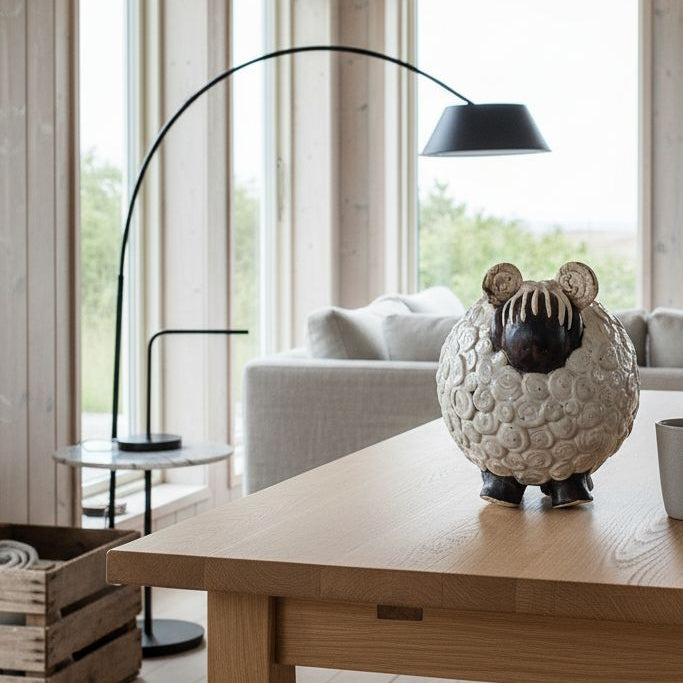 Vædder hvid - 18 cm 