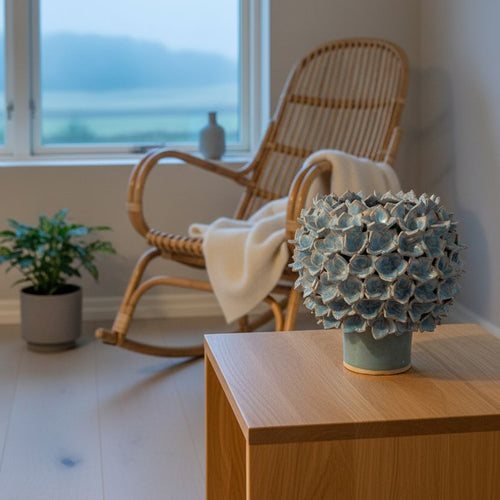 Blå Allium vase