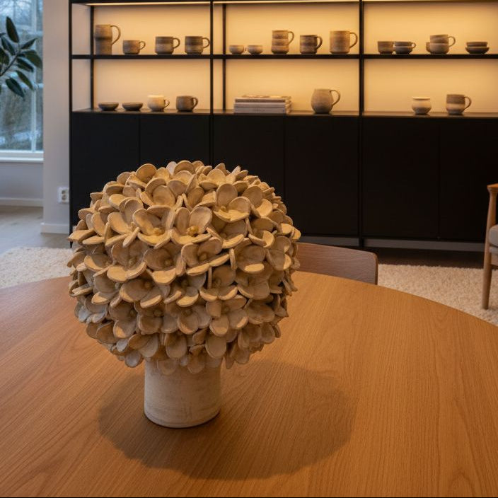 Jasmin vase - mat gul