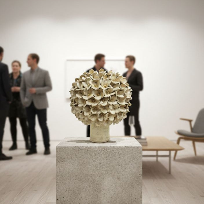 Jasmin vase - mat gul