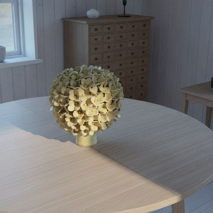 Stor Jasmin vase - mat gul