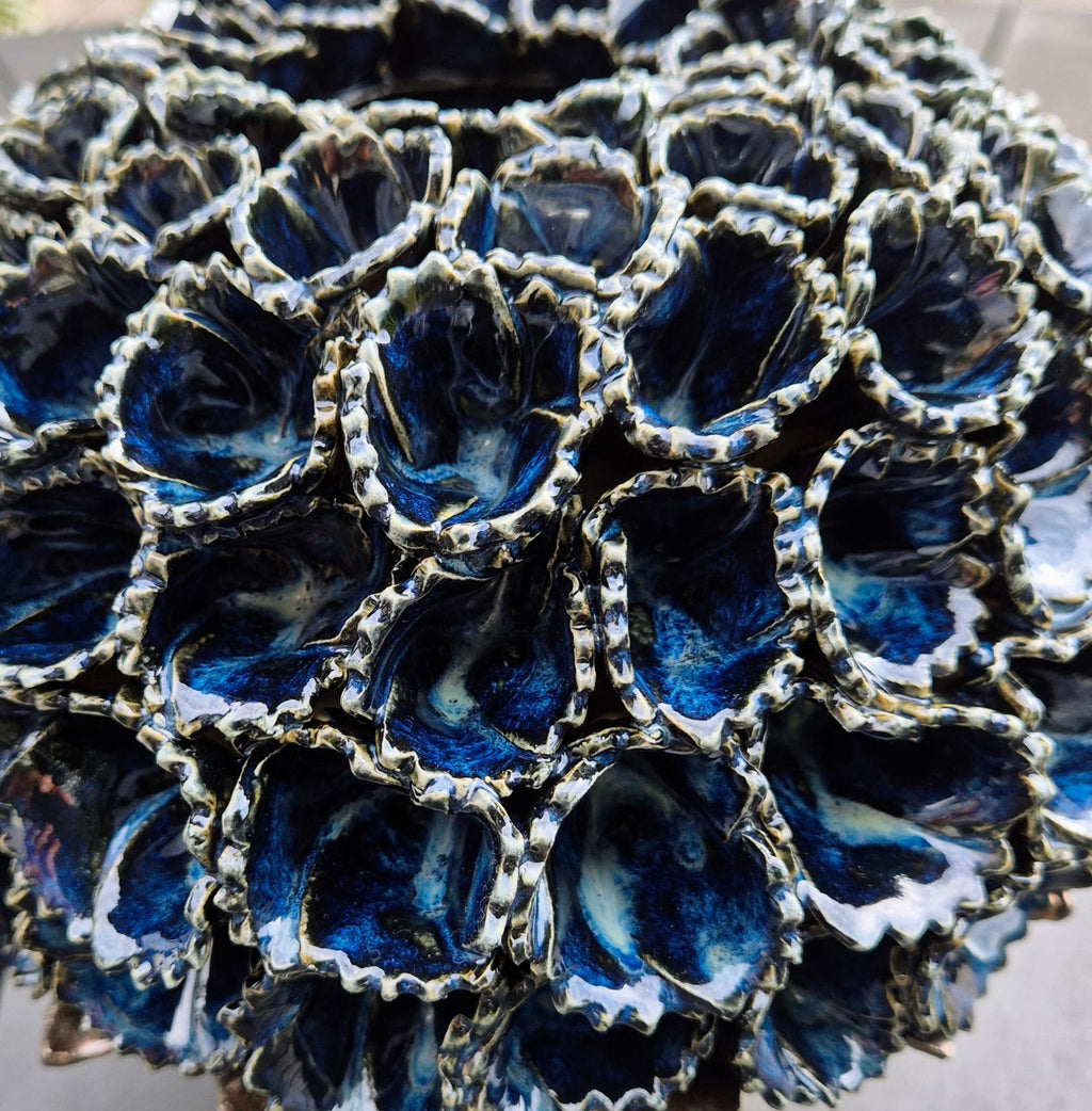 Mørkeblå Allium vase