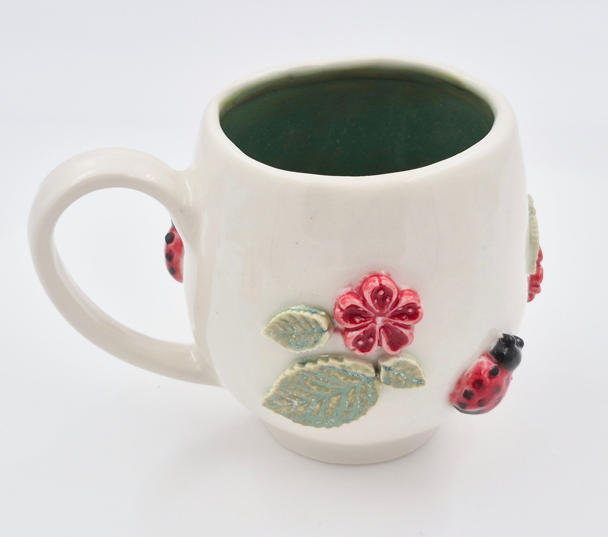 Blomsterkrus i porcelænsler (højde 9 cm, 2,5 dl)