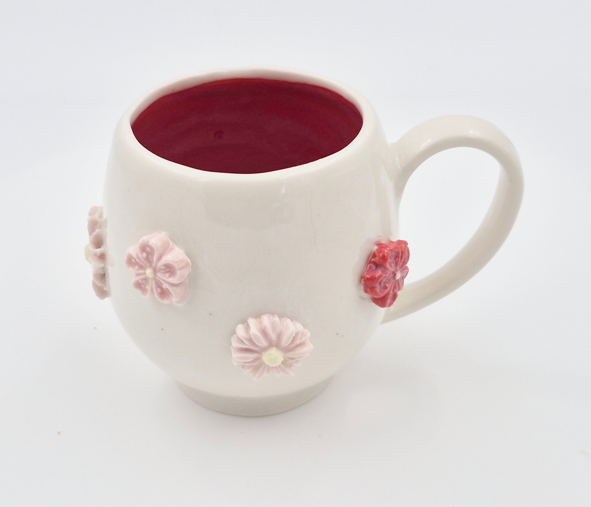 Blomsterkrus i porcelænsler (højde 9 cm, 2,5 dl)