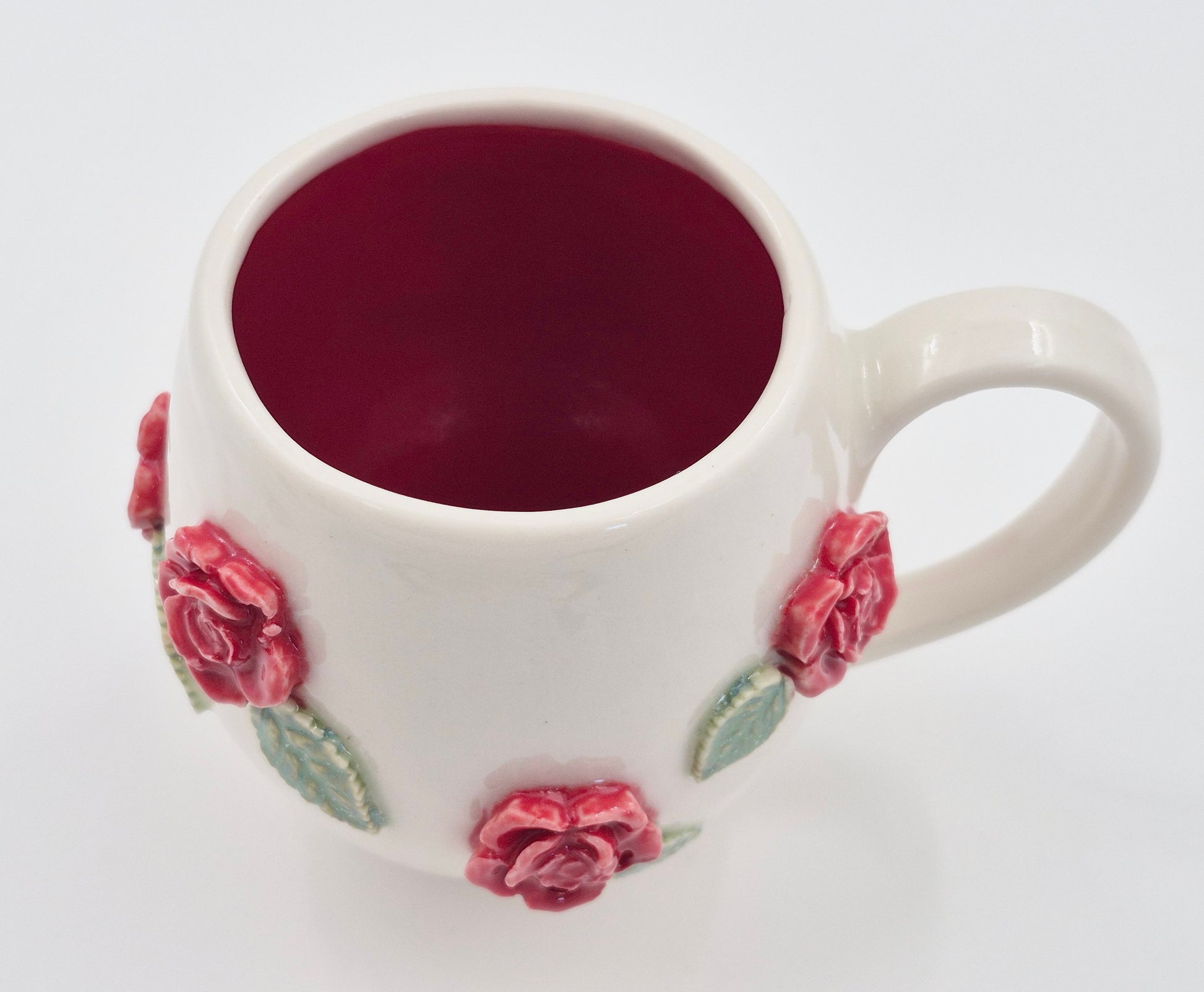 Blomsterkrus i porcelænsler (højde 9 cm, 2,5 dl)