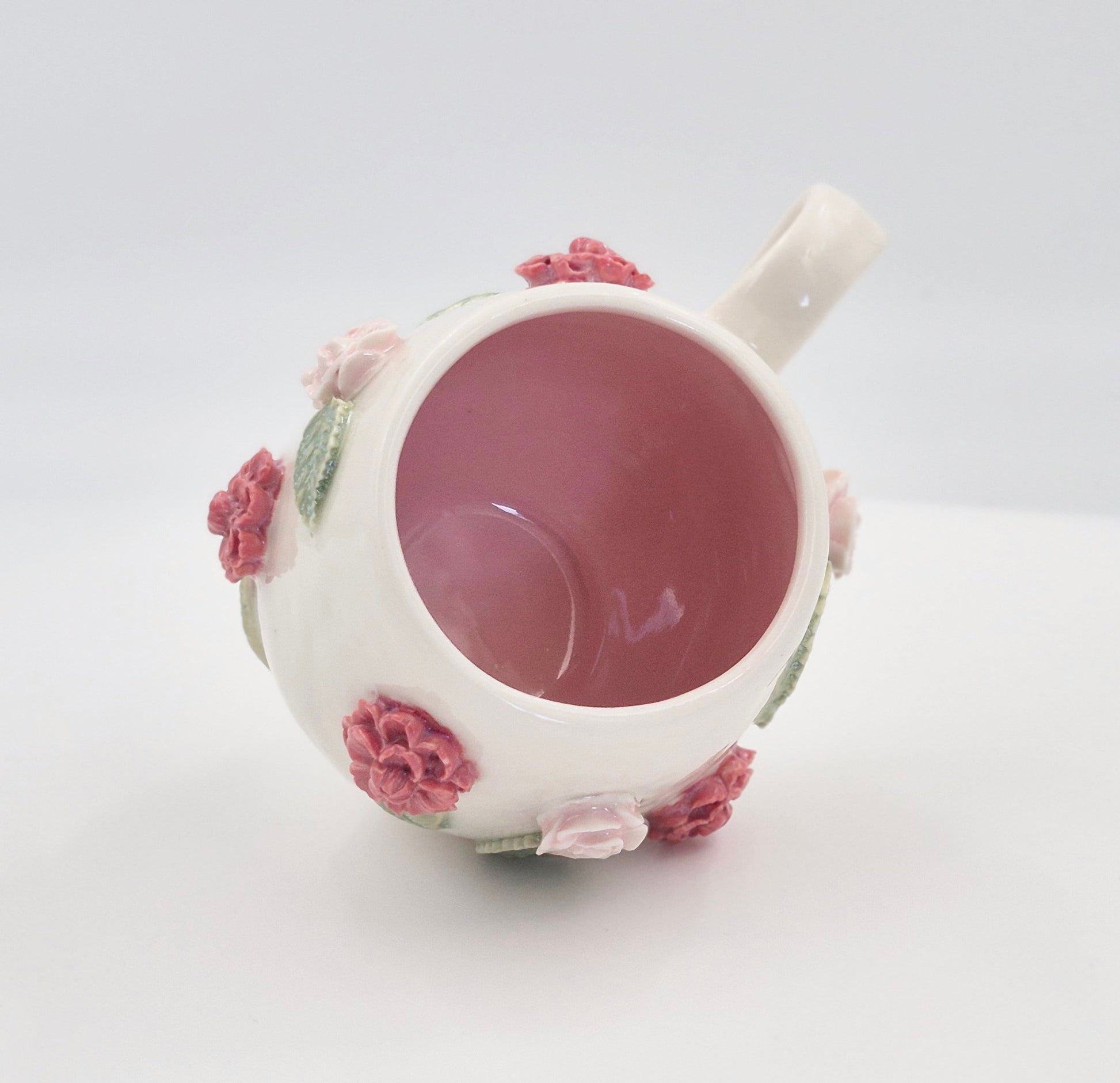 Blomsterkrus i porcelænsler (højde 9 cm, 2,5 dl)