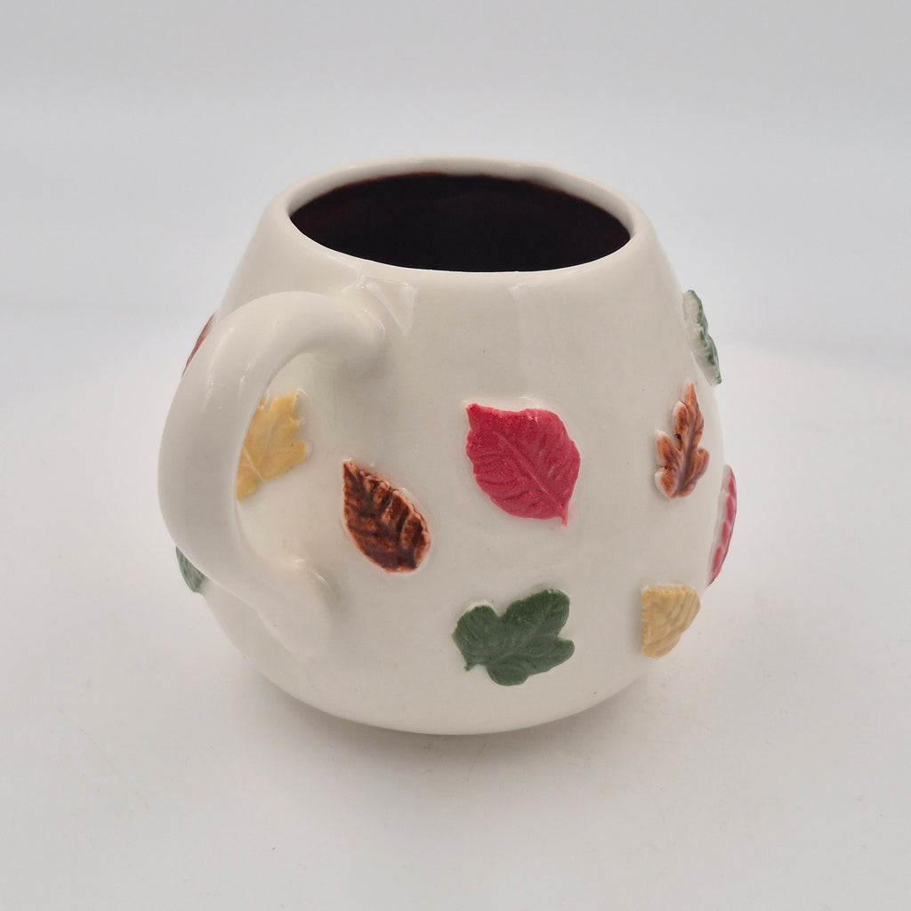 Flower mug in porcelain clay (height 9 cm, 2.5 dl)