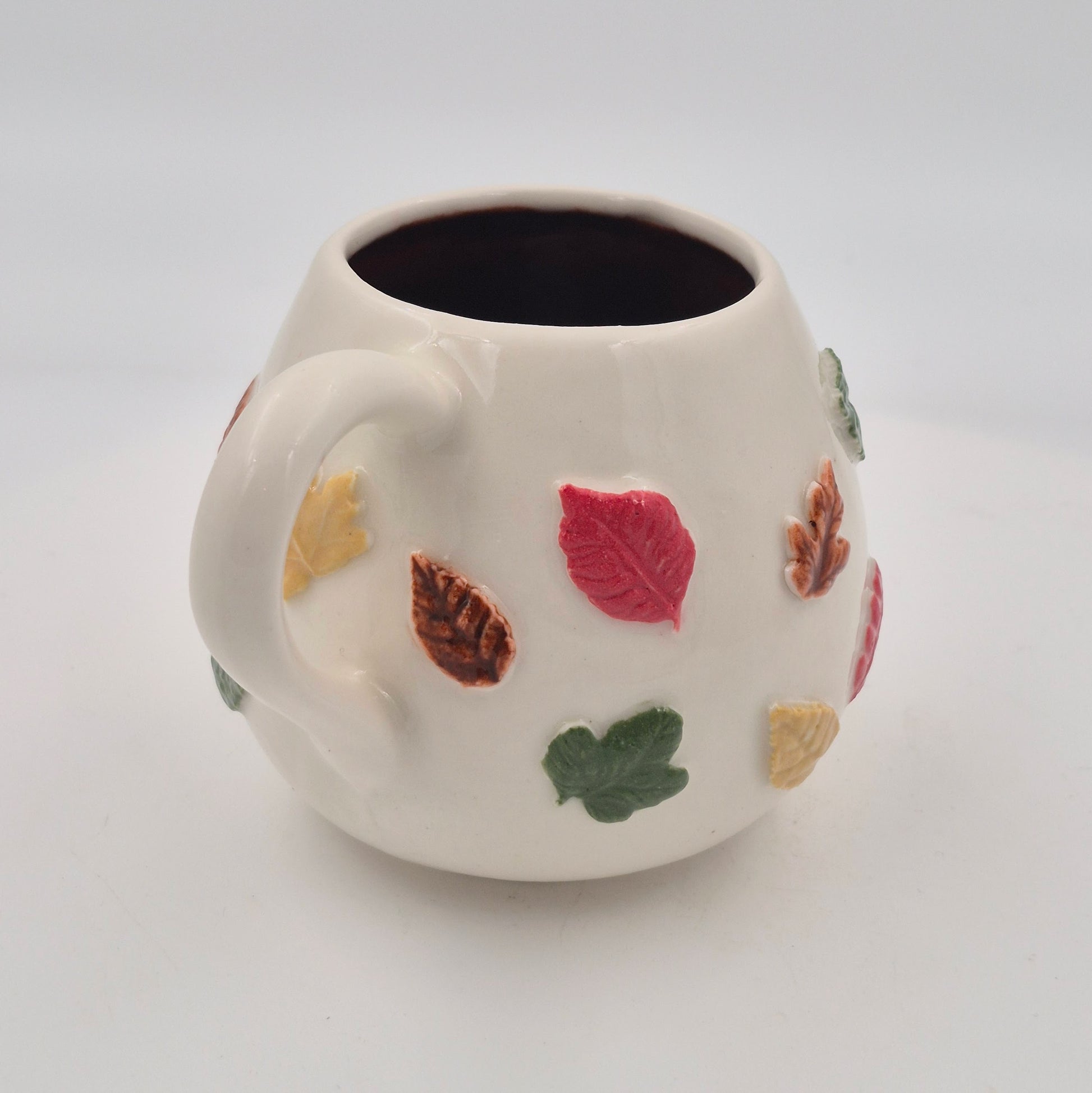 Flower mug in porcelain clay (height 9 cm, 2.5 dl)