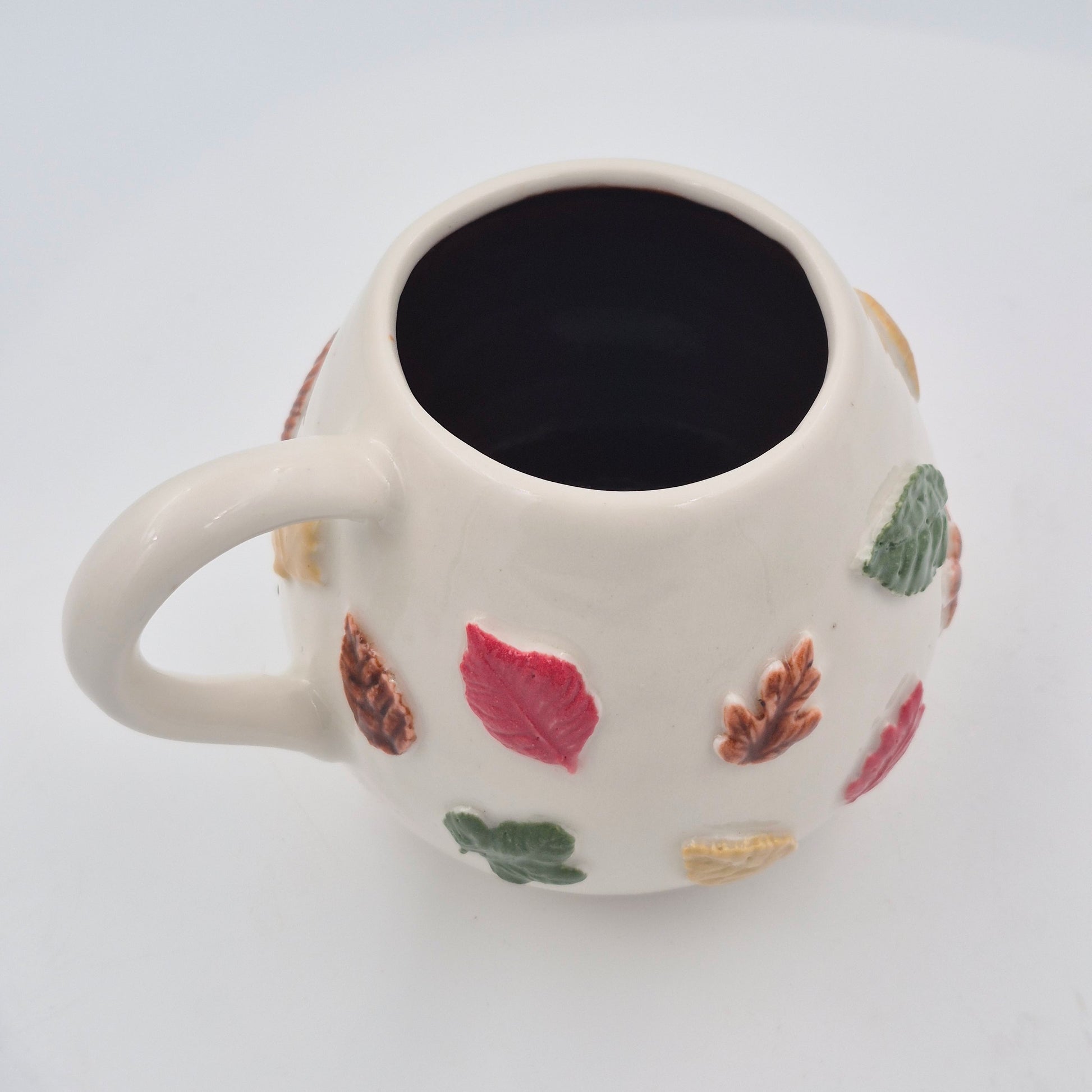 Flower mug in porcelain clay (height 9 cm, 2.5 dl)