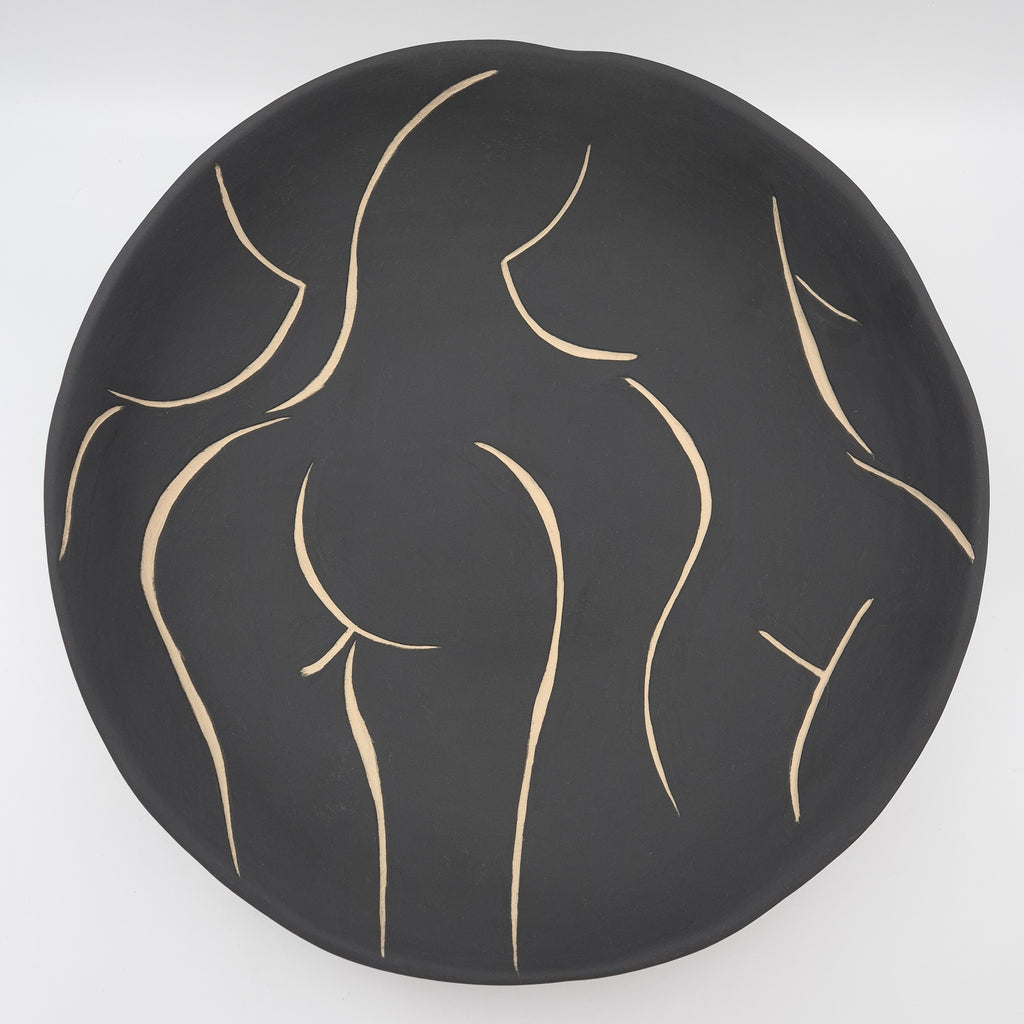 Fad med kvindekroppe – mat sort