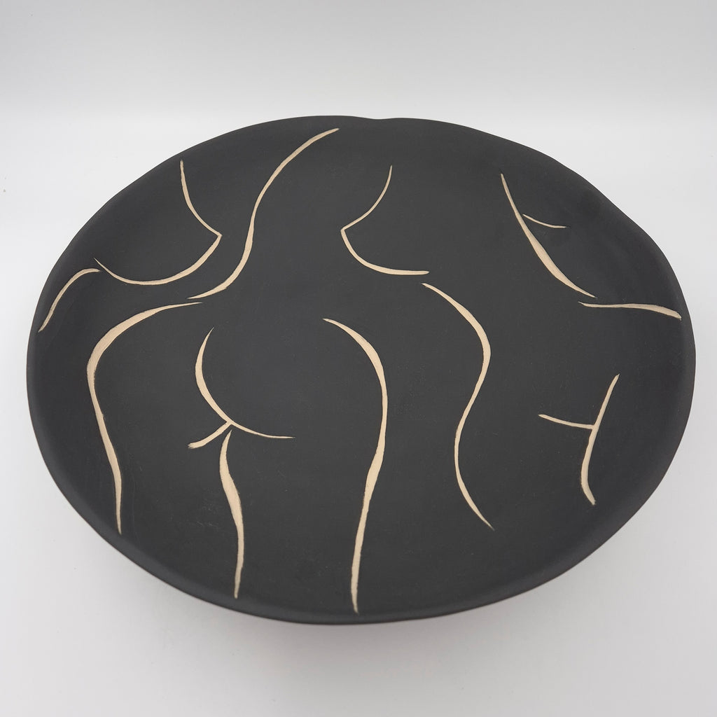 Fad med kvindekroppe – mat sort